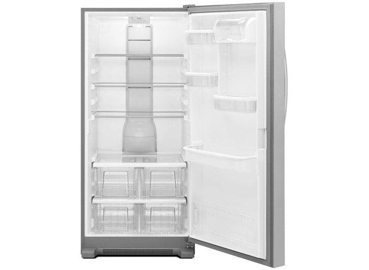 BRAND NEW Whirlpool (WSR57R18DM)
30 Inch All-Refrigerator with In-Door Pizza Pocket, 18.0 cu. ft. Capacity