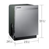BRAND NEW Samsung (DW80CG4021SR) - 24” Top Control Built-In Hybrid Tub Dishwasher with Height-Adjustable Rack, 53 dBA - Stainless Steel