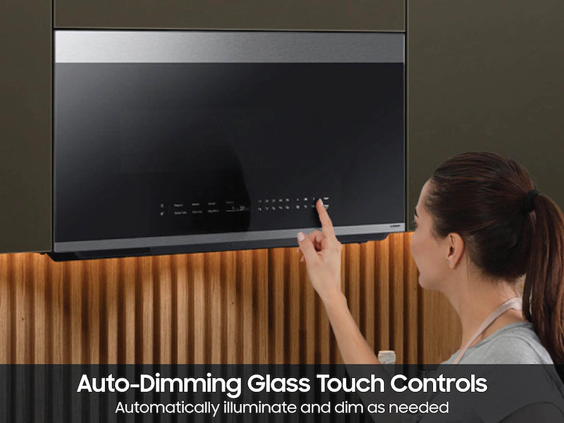 Samsung BESPOKE Over-the-Range Microwave – 2.1 cu. ft. (Fingerprint Resistant Stainless Steel)