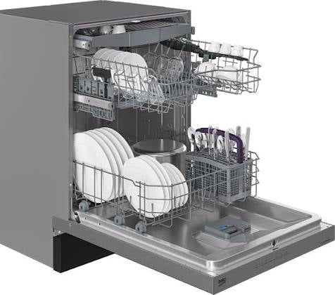 BRAND NEW BEKO (DUT36522X) 24" Tall Tub Dishwasher with (15 place settings, 45)