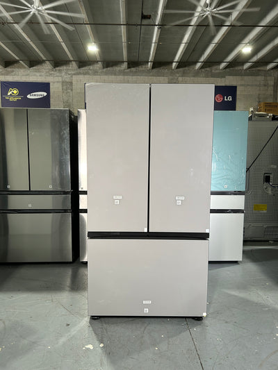 SAMSUNG FRIDGE OPEN BOX
(RF24BB660012) Bespoke Counter Depth 3-Door French Door Refrigerator (24 cu. ft.) with Beverage Center™