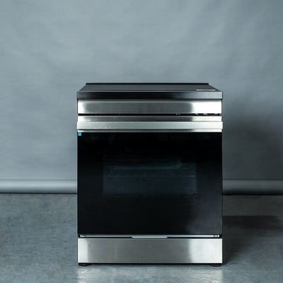 SAMSUNG STOVE OPEN BOX (NSI6DG9100SR)Bespoke Smart Slide-In Induction Range 6.3 cu. ft. with Anti-Scratch Glass Cooktop Stainless Stee