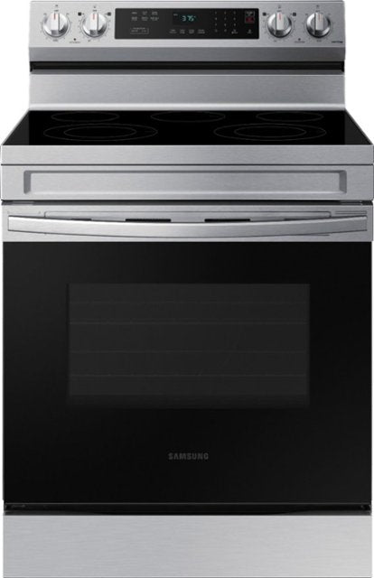 SAMSUNG STOVE (NE63A6311SS/AA) - 6.3 cu. ft. Freestanding Electric  Range with Rapid Boil, WiFi & Self Clean -  Stainless Steel