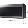 SAMSUNG MICROWAVE (ME21DG6300SRAA) 2.1 cu. ft. Over-the-Range Microwave with Wi-Fi in Fingerprint Resistant Stainless Steel