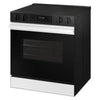 BRAND NEW (NSE6DB830012) 30 Inch Slide-In Electric Smart Range with 5 Elements, 6.3 cu. ft. Convection Oven, Warming Center, Storage Drawer, Air Fry, Self & Steam Clean, and ADA Compliant: White Glass