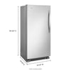 BRAND NEW Whirlpool SET  (WSR57R18DM y WSZ57L18DM) 30 Inch Freestanding Upright Freezer with 18.0 cu. ft. Capacity each. Stainless Steel