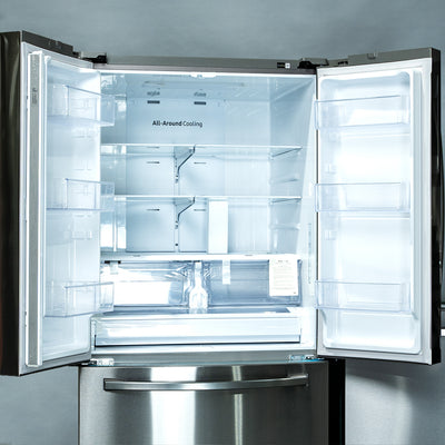 SAMSUNG SET OPEN BOX (N07) FRIDGE + STOVE + MICROWAVE + DISHWASHER (STAINLESS STEEL)