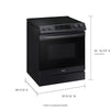 SAMSUNG STOVE (NE63T8511SG/AA ) - 6.3 cu. ft. Front Control Slide-in  Electric Range with Air Fry & Wi-Fi