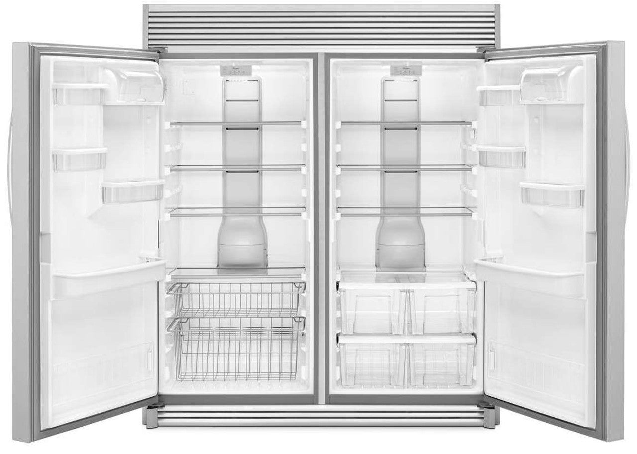 BRAND NEW Whirlpool (WSR57R18DM)
30 Inch All-Refrigerator with In-Door Pizza Pocket, 18.0 cu. ft. Capacity