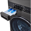 LG WASHER AND DRYER SMART TOWER (WKEX200HBA)  with Center Control™ 4.5 cu. ft. Front Load Washer and 7.4 cu. ft. Dryer