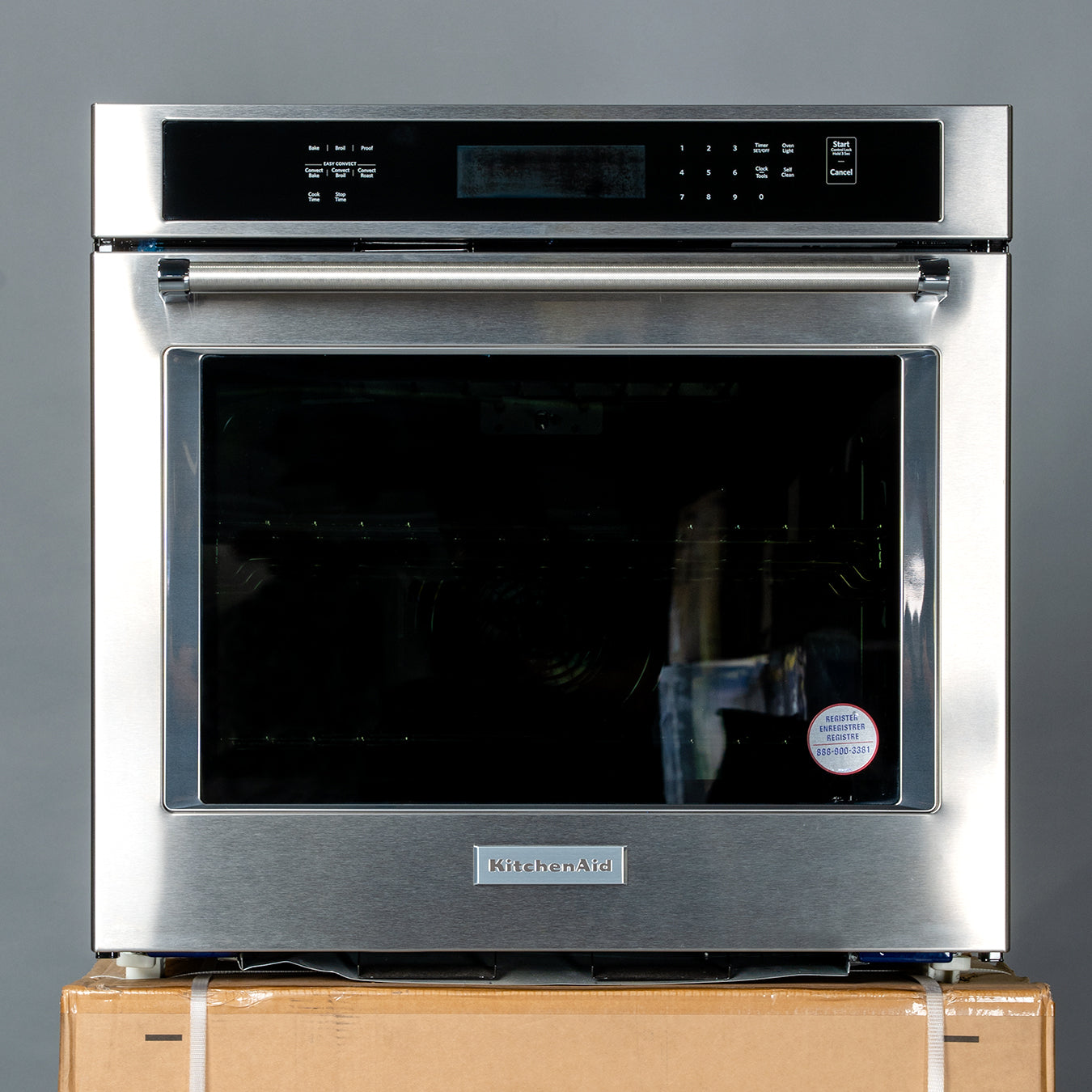 KITCHEN AID 30" SINGLE ELECTRIC WALL OVEN with 5 cu. ft. Capacity