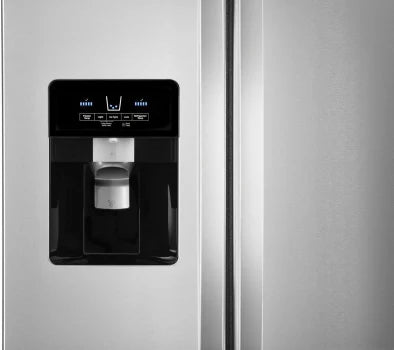 WHIRLPOOL FRIDGE OPEN BOX (WRS331SDH) 33 inch Wide Side-by-Side Refrigerator - 21 cu. ft.