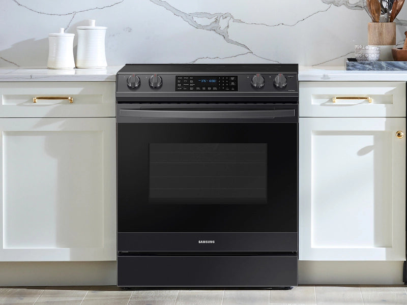 SAMSUNG STOVE (NE63T8511SG/AA ) - 6.3 cu. ft. Front Control Slide-in  Electric Range with Air Fry & Wi-Fi