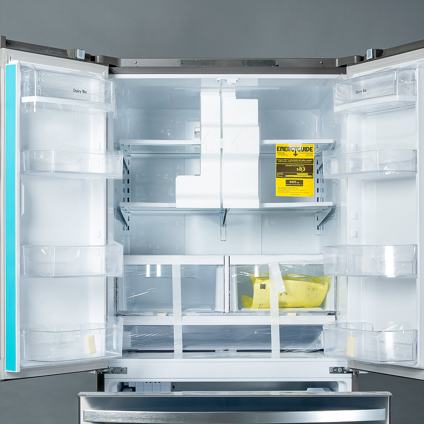 KENMORE FRIDGE OPEN BOX (111.73025020) 25.5-cu ft French Door Refrigerator with Ice Maker, Water and Ice Dispenser