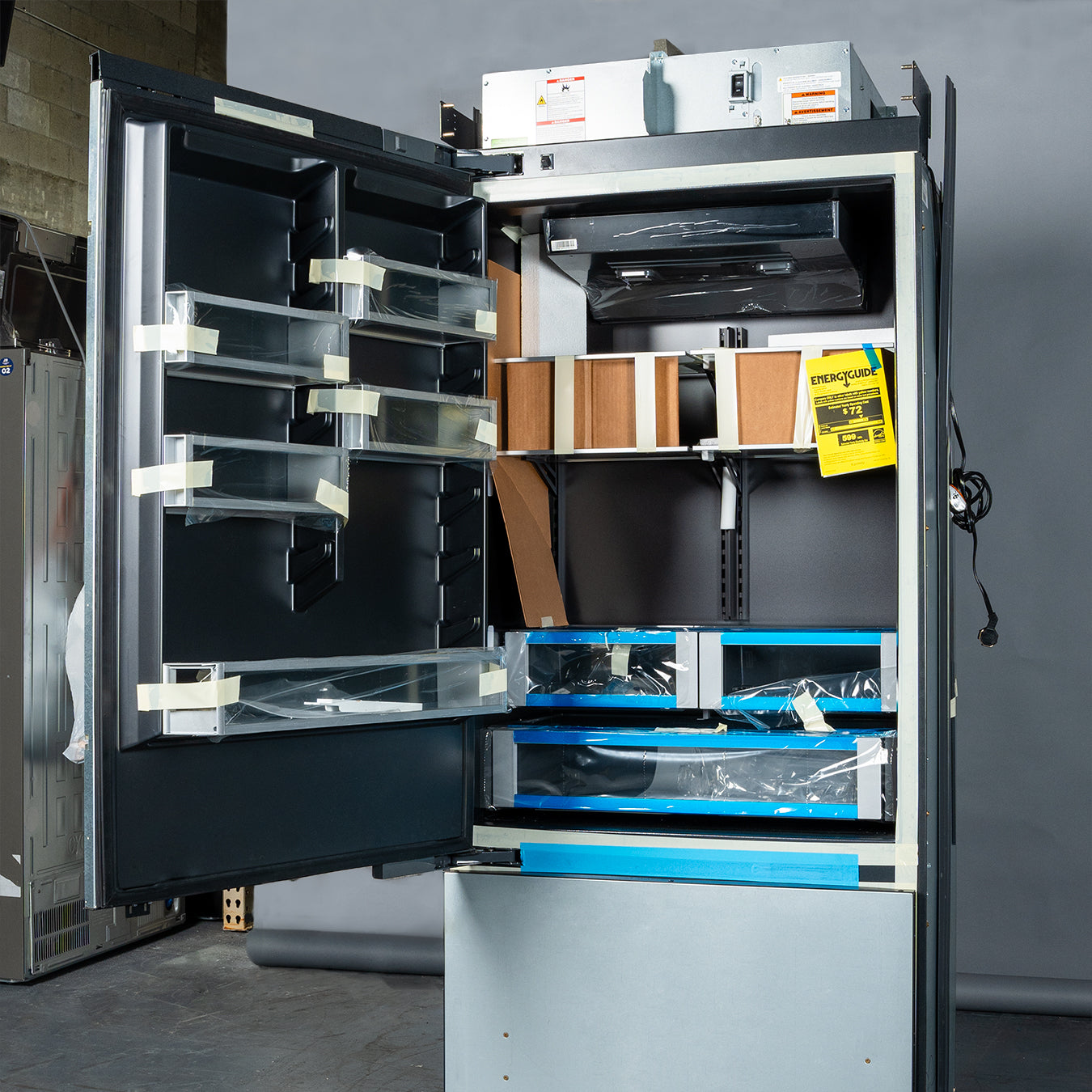 JENNAIR 36" FRIDGE PANEL READY TOP BOTTOM (JB36NXFXRE)