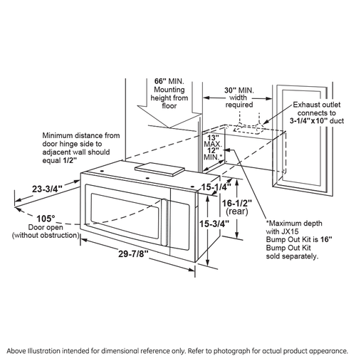 BRAND NEW (JVM3160RFSS) GE® 1.6 Cu. Ft. Over-the-Range Microwave Oven