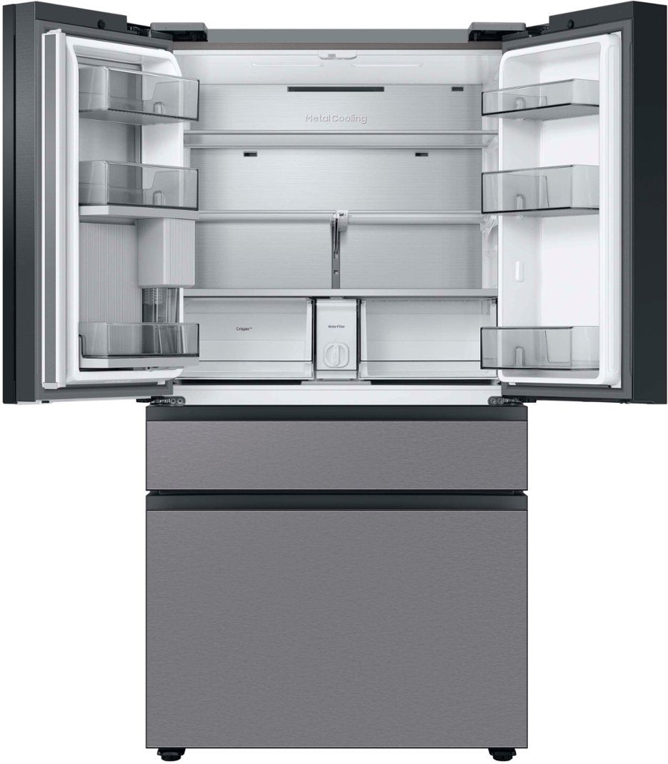 SAMSUNG FRIDGE (RF23BB8600QL) Bespoke Counter Depth 4-Door French Door Refrigerator (23 cu. ft.) with Beverage Center™