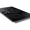 SAMSUNG COOKTOP (NZ36K6430RG) 36" Smart Electric Cooktop in Black Stainless Steel