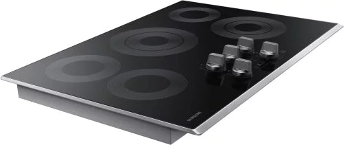 SAMSUNG COOKTOP  (NZ30K6330RS/AA) 30" Electric Cooktop with 5 Radiant  Heating Elements