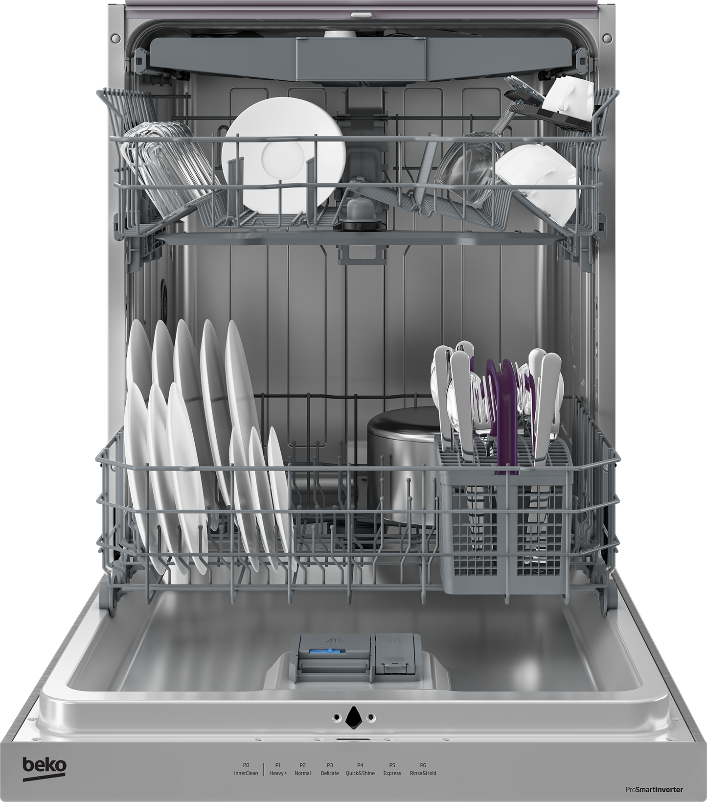BRAND NEW BEKO (DUT36522X) 24" Tall Tub Dishwasher with (15 place settings, 45)