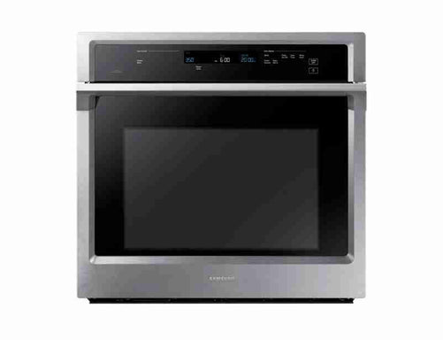 BRAND NEW Samsung  (NV51K6650SS) 30 Inch Wall Oven with 5.1 cu. ft. Capacity, Steam Cook, Convection, Rapid Preheat, Electronic Touch Display, Wi-Fi Enabled Temperature Probe and Sabbath Mode: Stainless Steel