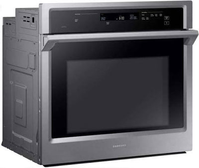 BRAND NEW Samsung  (NV51K6650SS) 30 Inch Wall Oven with 5.1 cu. ft. Capacity, Steam Cook, Convection, Rapid Preheat, Electronic Touch Display, Wi-Fi Enabled Temperature Probe and Sabbath Mode: Stainless Steel