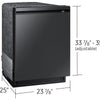 BRAND NEW Samsung (DW80B6060UG) 24 Inch Fully Integrated Smart Dishwasher with 15 Place Settings, 7 Wash Cycles, Cutlery Rack, 44 dBA Sound Level, Delay Start, Digital Leak Sensor, and Energy Star Certified: Black Stainless Steel