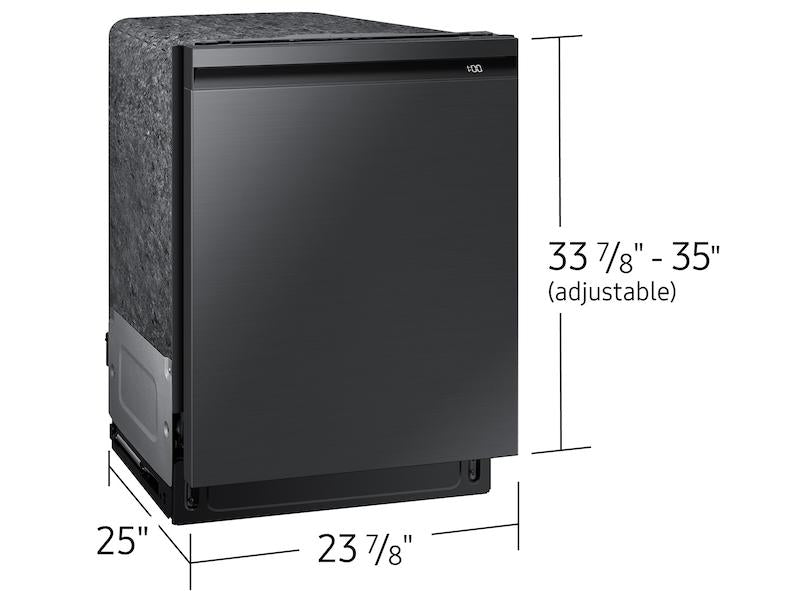 BRAND NEW Samsung (DW80B6060UG) 24 Inch Fully Integrated Smart Dishwasher with 15 Place Settings, 7 Wash Cycles, Cutlery Rack, 44 dBA Sound Level, Delay Start, Digital Leak Sensor, and Energy Star Certified: Black Stainless Steel