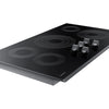 SAMSUNG COOKTOP (NZ36K6430RG) 36" Smart Electric Cooktop in Black Stainless Steel