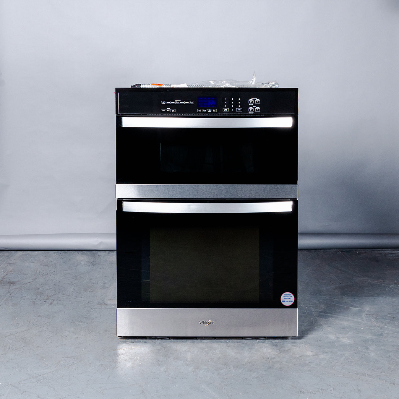 WHIRLPOOL OVEN 30" Combination Microwave Wall Oven with 6.4 cu. ft. (WOEC3030LS)