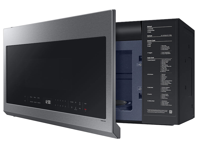 SAMSUNG MICROWAVE (ME21DG6300SRAA) 2.1 cu. ft. Over-the-Range Microwave with Wi-Fi in Fingerprint Resistant Stainless Steel