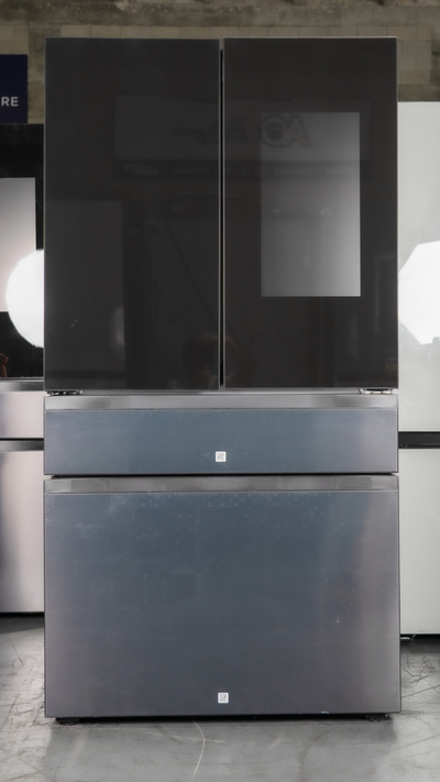 SAMSUNG FRIDGE OPEN BOX
(RF29BB89008M) Bespoke 4-Door French Door Refrigerator (29 cu. ft.) with Family Hub™