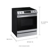 BRAND NEW SAMSUNG STOVE (NE63T8511SS) 6.3 cu. ft. Front Control Slide-in  Electric Range with Air Fry & Wi-Fi