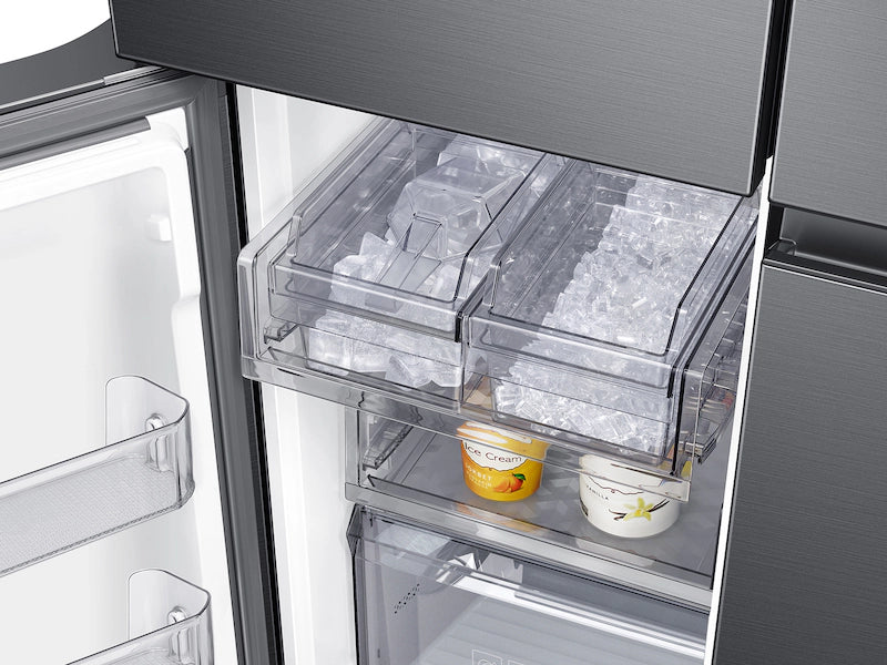 SAMSUNG FRIDGE (RF29A9671SG) 29 cu. ft. Smart 4-Door Flex™ Beverage Center and  Dual Ice Maker in Black Stainless Steel