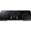 SAMSUNG COOKTOP (NZ36K6430RG) 36" Smart Electric Cooktop in Black Stainless Steel