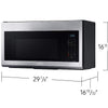 BRAND NEW Samsung (MC17T8000CG) - 1.7 cu. ft. Over-the-Range Convection Microwave with WiFi - Black Stainless Steel