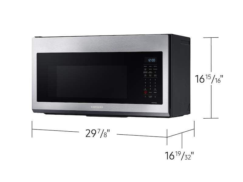 BRAND NEW Samsung (MC17T8000CG) - 1.7 cu. ft. Over-the-Range Convection Microwave with WiFi - Black Stainless Steel