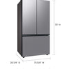 SAMSUNG SET OPEN BOX (N02) FRIDGE + STOVE + MICROWAVE (STAINLESS STEEL)