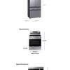 SAMSUNG SET OPEN BOX (N03) FRIDGE + STOVE + MICROWAVE (STAINLESS STEEL)