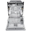 BRAND NEW (DW80CB545012) Samsung - 24" Bespoke AutoRelease Dry Smart Built-In Stainless Steel Tub Dishwasher with 3rd Rack, StormWash, 46 dBA - White Glass