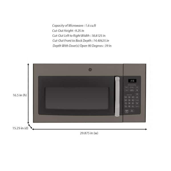 BRAND NEW (JVM3160RFSS) GE® 1.6 Cu. Ft. Over-the-Range Microwave Oven