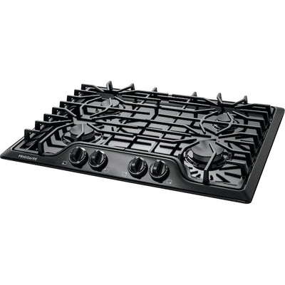 BRAND NEW FRIGIDAIRE (FFGC3026SB)
30 Inch Gas Cooktop with 4 Sealed Burners, Continuous Grates, Low Simmer Burner, Control Knobs, Electronic Ignition