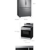 SAMSUNG SET OPEN BOX (N08) FRIDGE + STOVE + MICROWAVE (STAINLESS STEEL)