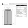 JENNAIR 42" FRIDGE PANEL READY SIDE BY SIDE (JBSFS42NMX)
