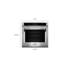KITCHEN AID 30" SINGLE ELECTRIC WALL OVEN with 5 cu. ft. Capacity