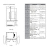 JENNAIR 36" FRIDGE PANEL READY FRENCH DOOR (JF36NXFXDE)