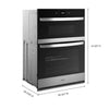 WHIRLPOOL OVEN 30" Combination Microwave Wall Oven with 6.4 cu. ft. (WOEC3030LS)