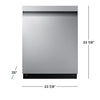 BRAND NEW (DW80CG5420SR) Samsung - 24" Top Control Smart Built-In Tub Dishwasher with Storm Wash, 48 dBA - Stainless Steel