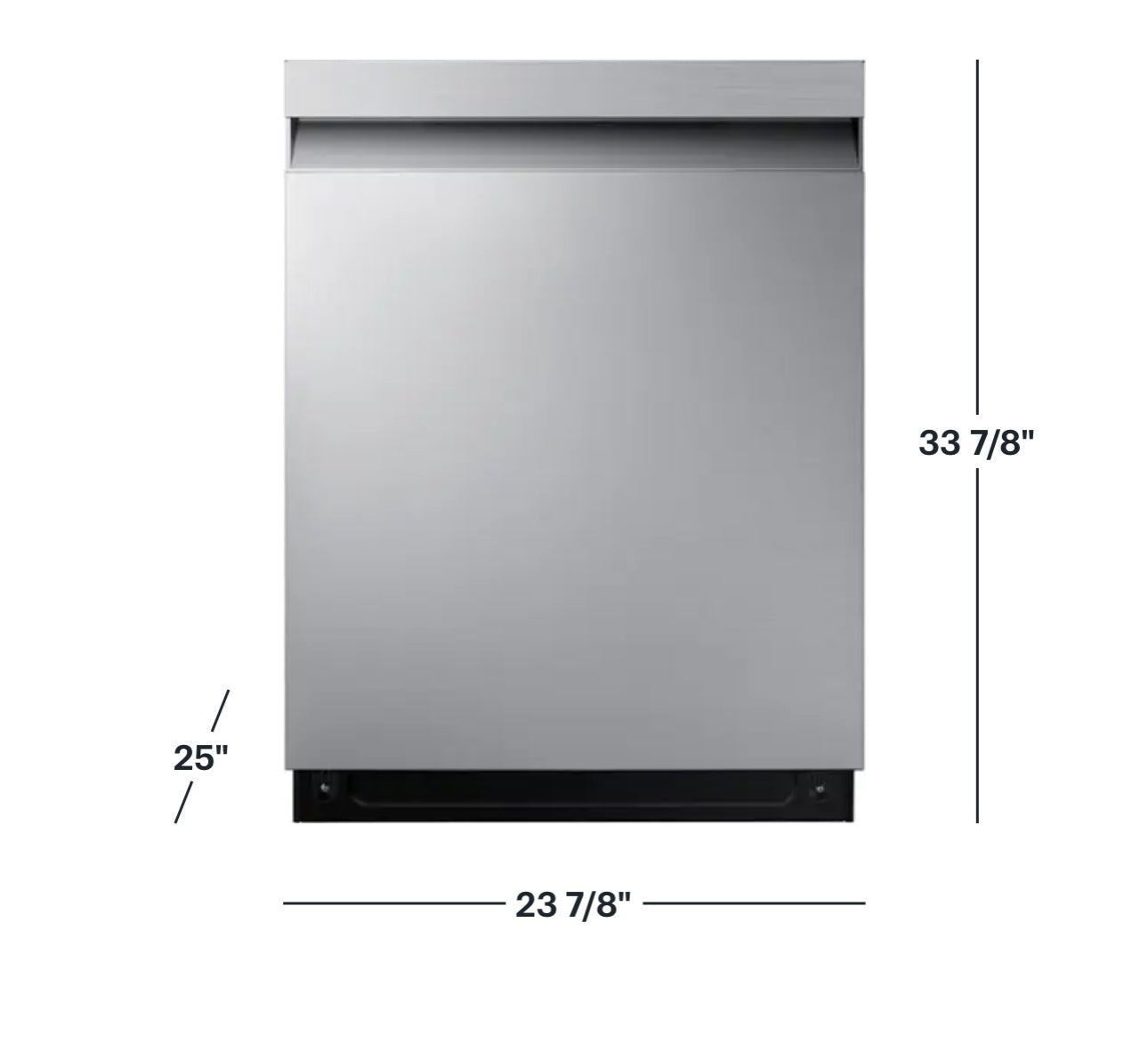 BRAND NEW (DW80CG5420SR) Samsung - 24" Top Control Smart Built-In Tub Dishwasher with Storm Wash, 48 dBA - Stainless Steel