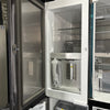 SAMSUNG FRIDGE OPEN BOX (RF29A9671SG) 29 cu. ft. Smart 4-Door Flex™ Refrigerator with Beverage Center and Dual Ice Maker (Black Stainless Steel)